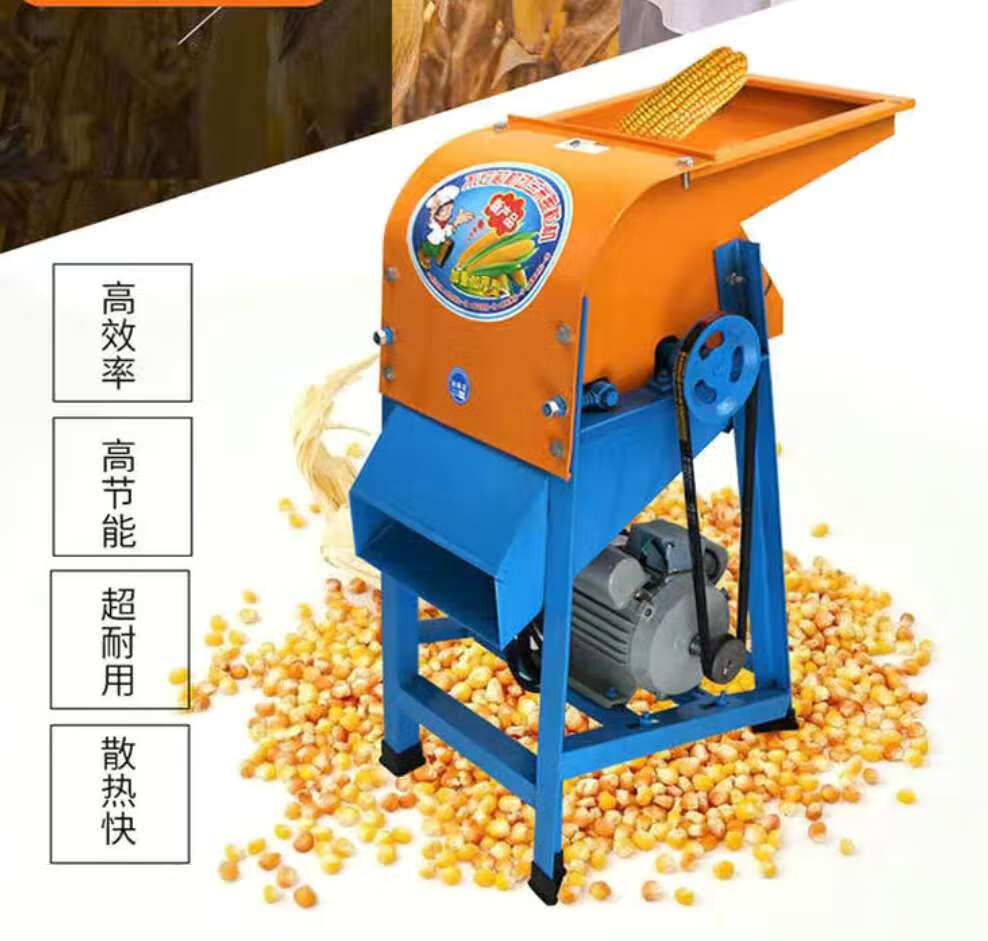定制适用玉米脱粒机小型大型电动220v苞米全自动立式免剥皮脱玉米机器