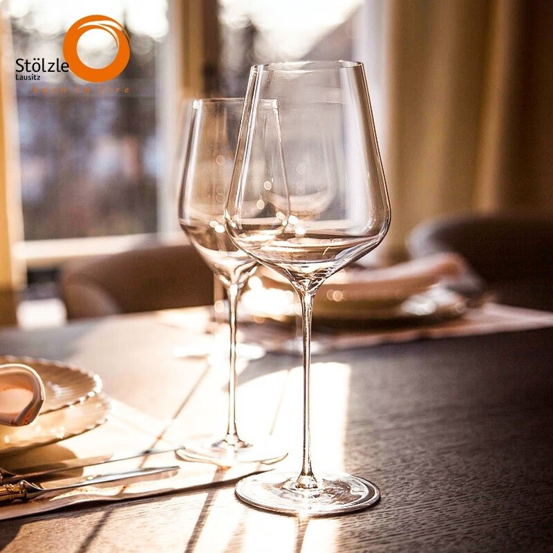 索雅特 Stolzle德国进口手工水晶玻璃红酒杯白葡萄酒杯高脚杯创意醒酒器 Q1手工波尔多红酒杯 2支 600ml