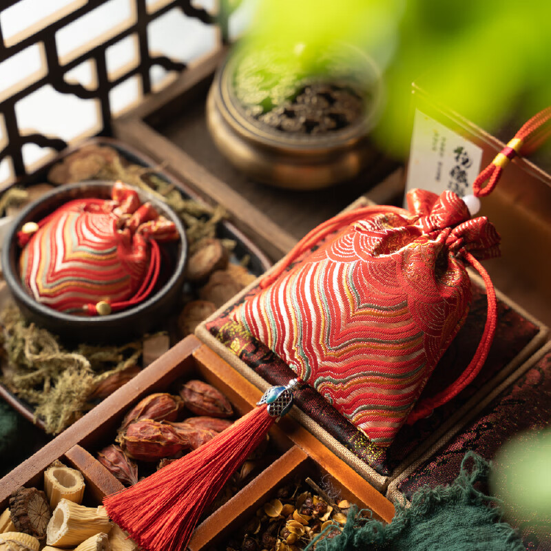 物藏堂 山河无恙 周仲瑛配方随身香囊中药材端午节空袋草本中国古风