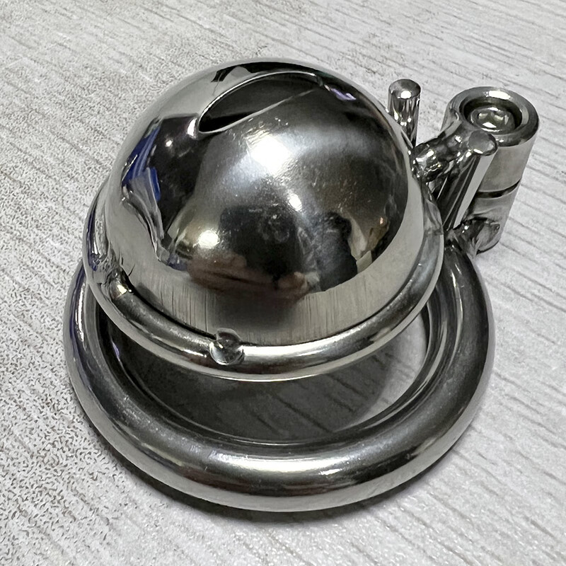 郦狼金属锅盖锁男用cb鸟笼锁可带导尿管锁禁欲戒bdsm伪娘.