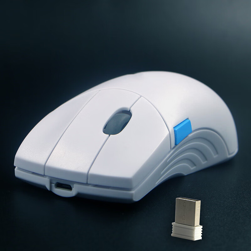 3d建模自定义无线三平键正滚轮cad鼠标制图绘图宏定义按键鼠标 白色