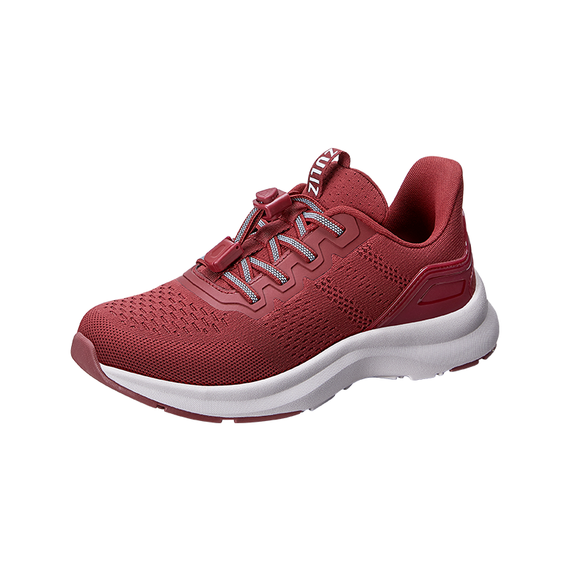 足力健老人鞋休闲健步鞋中老年男女运动鞋 夏季款 T21031-1 女款（红色） 39