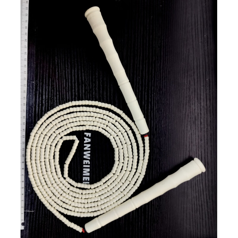 gubpmtshim【成人专用色竹节绳】3米大人用的软硬直珠节跳绳花样花式