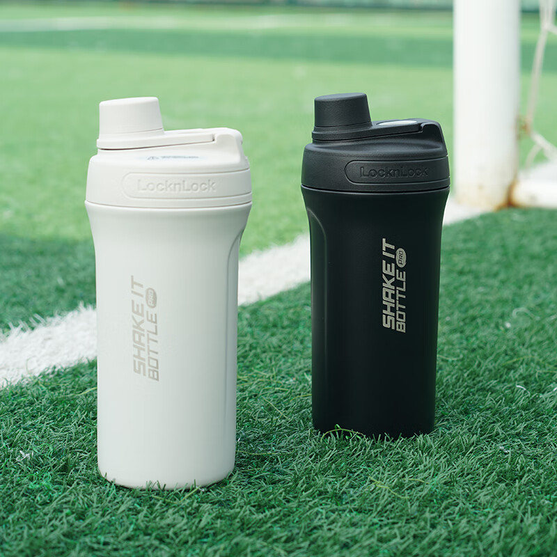 乐扣乐扣（LOCK&LOCK）沙沙保温杯便携提环大容量运动健身户外保温保冷杯开学军训水杯 LHC4276LGRY-浅灰 750ml