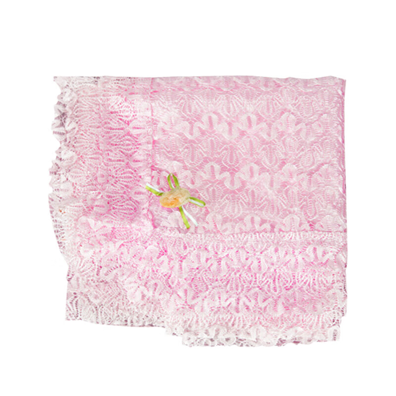 青歌PUZ01古筝罩盖布防尘罩保护罩琴披罩子保护套加厚布艺蕾丝 PUZ01双层蕾丝古筝罩(粉色)