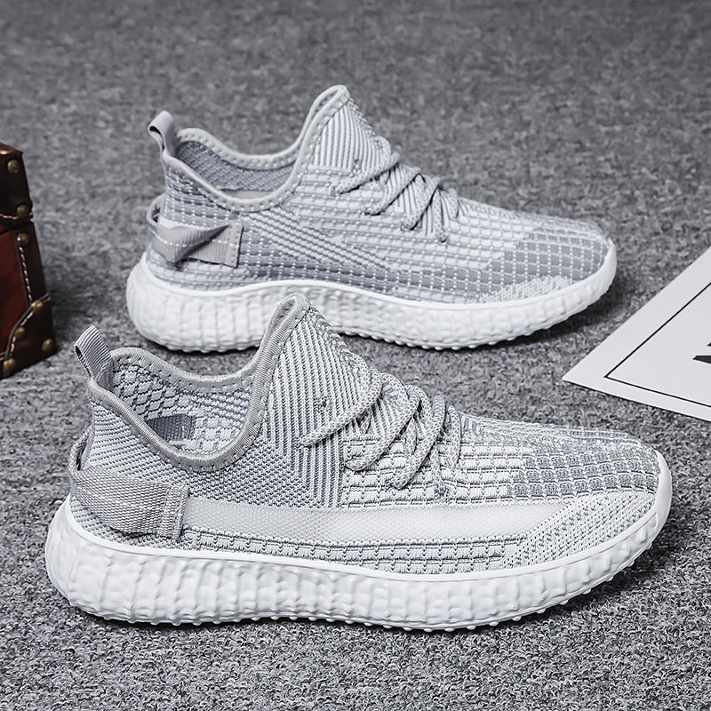 男鞋350冰蓝运动鞋男2022新款夏季网鞋百搭休闲透气跑步潮鞋 2112灰色