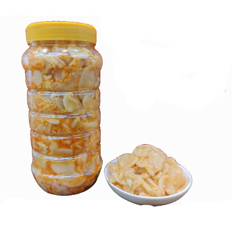 宜享健康安徽黄山徽乡味白葛根片酱菜萝卜片咸菜辣椒酱700克