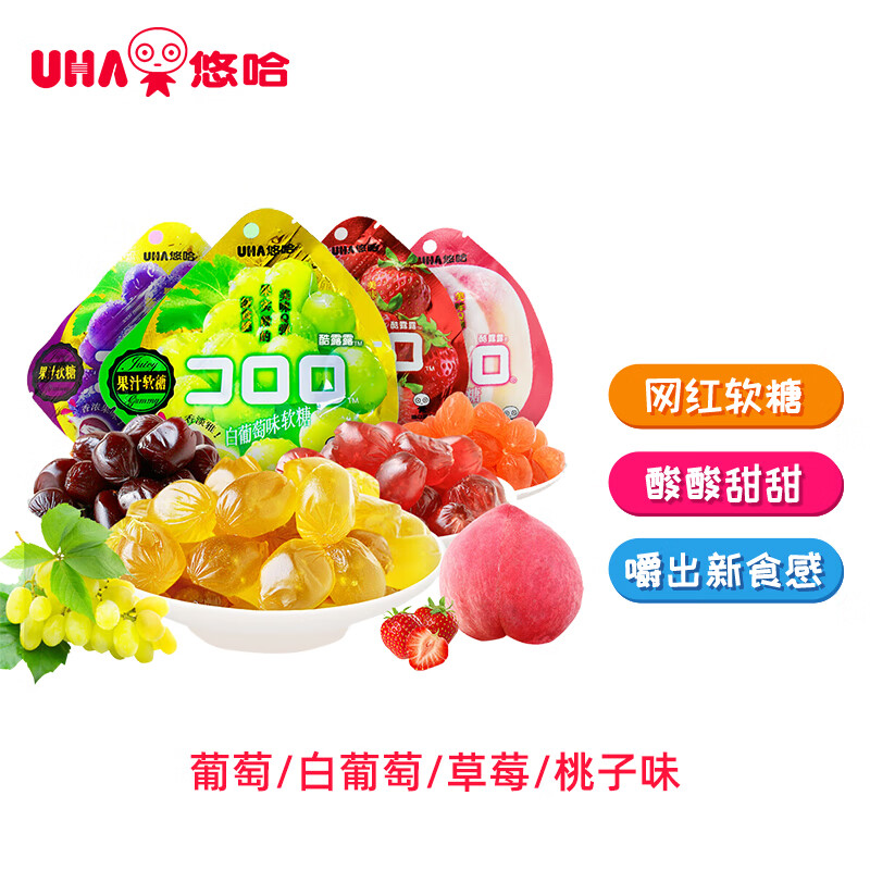 UHA/�ƹ� ��¶¶��֭���� �ǹ� 52g ��Ͽ�ζ 4��