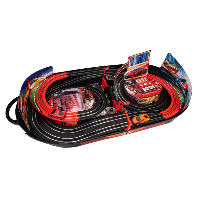 益米儿童遥控车轨道车双人竞速轨道车汽车双模式套装，价格走势稳步上涨！|查询轨道助力价格最低