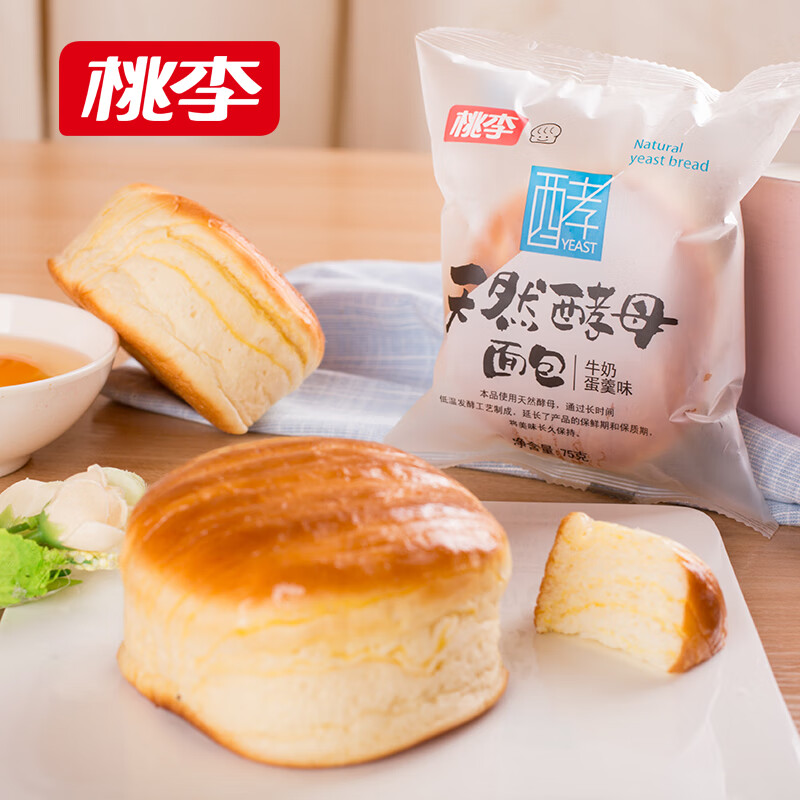 桃李酵母面包600g