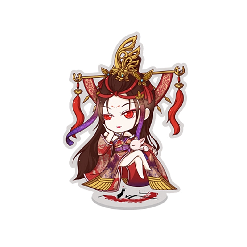 【好货】画江湖之不良人动漫周边女帝蚩梦尤川侯卿q版钥匙扣立牌挂件