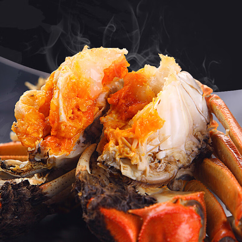 4-2.7两 5对10只 现货实物螃蟹礼盒 生鲜 海鲜水产 208元-聚超值