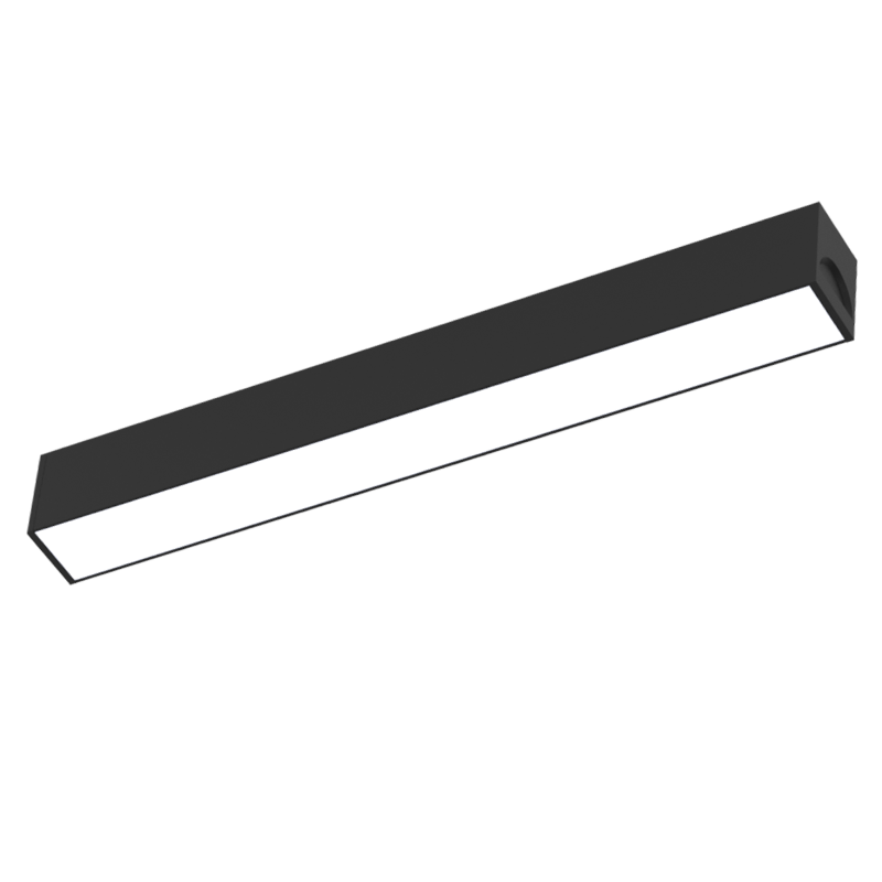 雷士（NVC）LED磁吸轨道灯明装式线条灯客厅全光谱无主灯单排【3米4灯A套餐】