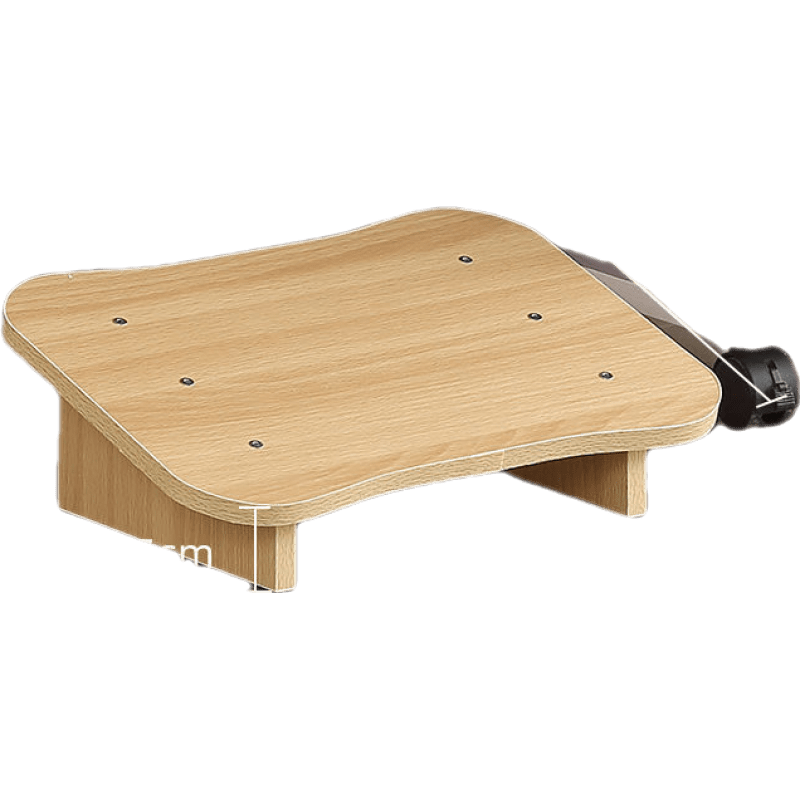 黎尧办公室脚踏板桌下神器垫脚凳子踩脚凳搁脚放腿搭脚蹬垫高踮脚蹬 原木色【经典款】-中号斜面 普通款