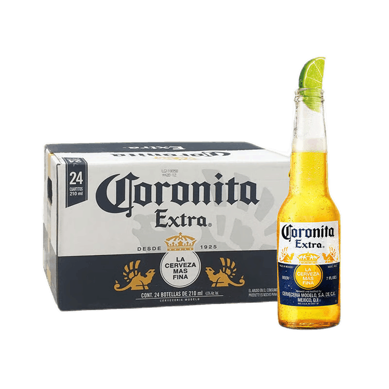 科罗娜（CORONA）啤酒 墨西哥原装进口精酿啤酒科罗娜整箱 Corona 210mL 24瓶 26年5月24日到期