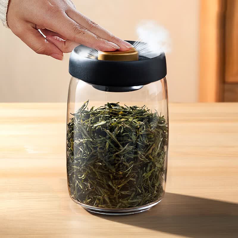 忆壶茶茶叶罐密封茶叶盒玻璃真空储物罐装绿茶筒大号便携厨房保鲜罐1.2l怎么看?