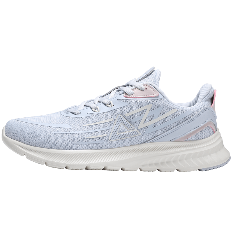 匹克peak轻逸跑鞋透气舒适弹软缓震运动鞋女dh210008浅灰蓝38