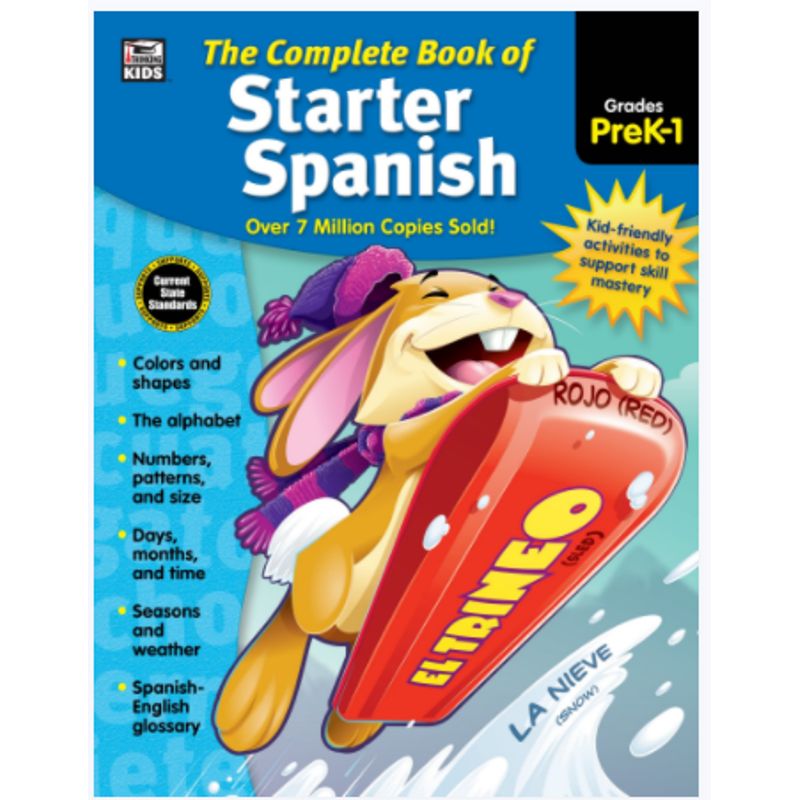 儿童西班牙语全书 Complete Book of Spanish PREK-1现货 纸质