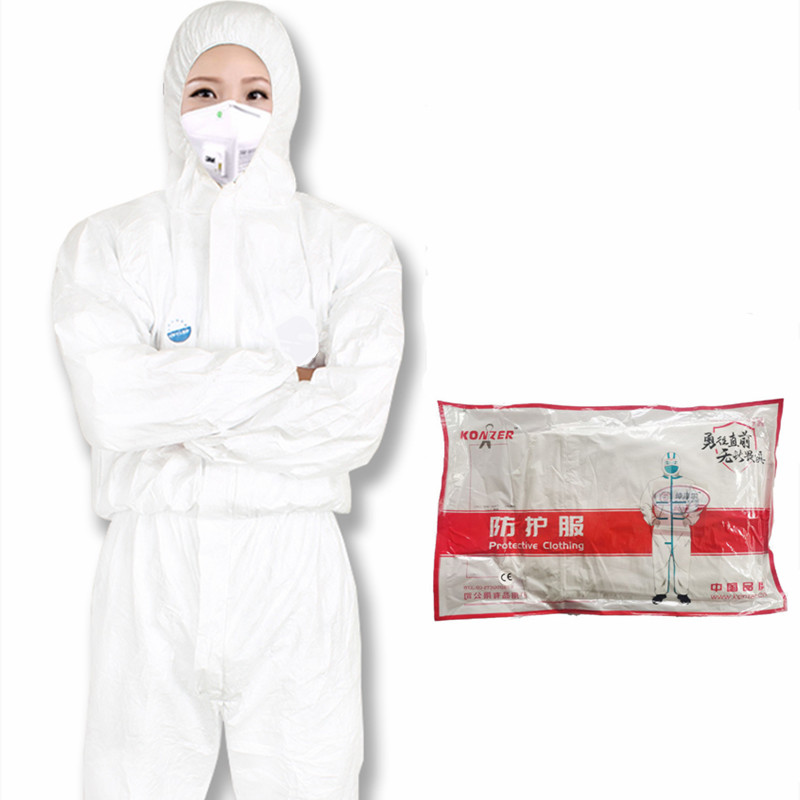 防尘服防护服喷漆液体飞溅化工农业农药连体全身隔离服静电防化服