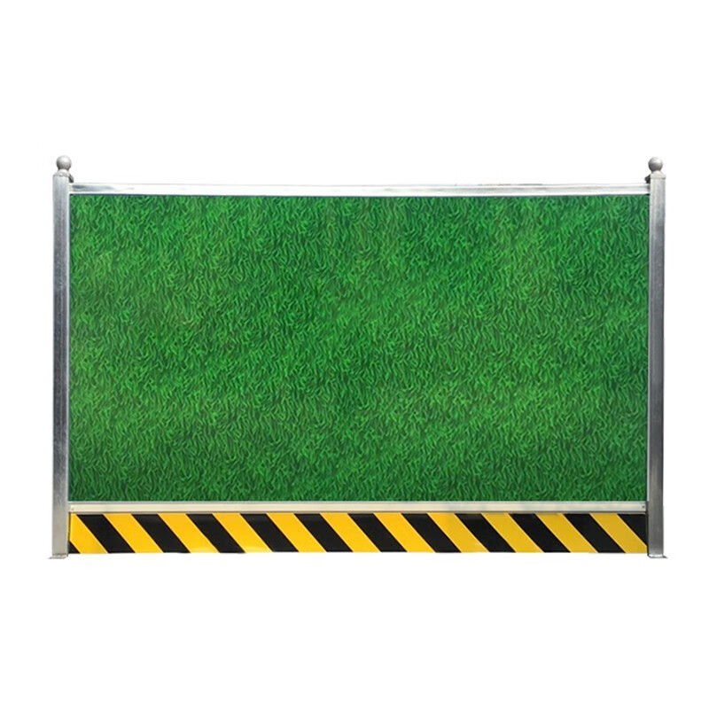 彩钢围挡施工挡板pvc围挡市政工地隔离护栏工程临时铁皮夹心围栏 绿色