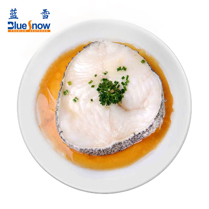 蓝雪 冷冻银鳕鱼270g 1~3块 船冻钩钓犬牙鱼袋装深海鳕鱼生鲜海鲜水产