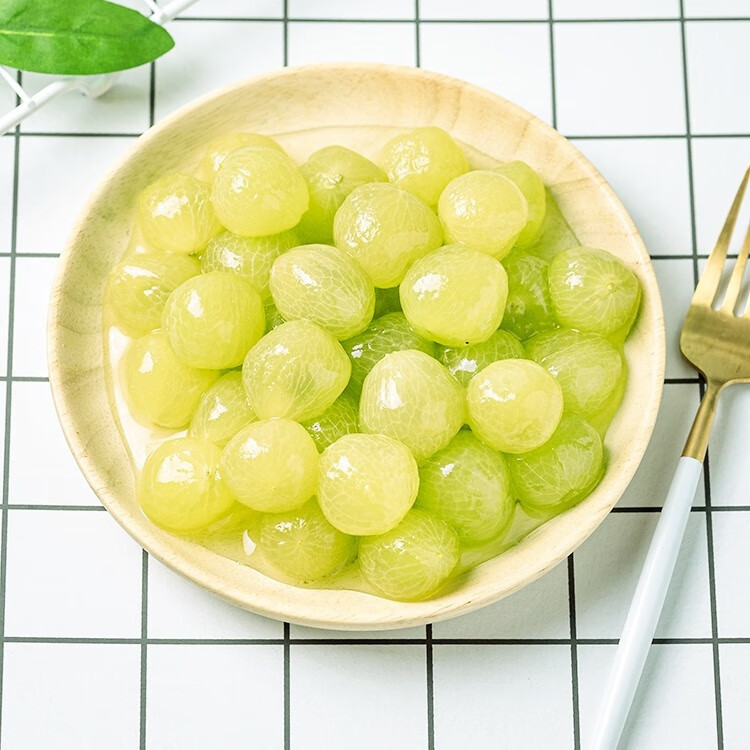 俏滋郎去皮多肉葡萄罐头425g新鲜果肉糖水巨峰颗粒商用整箱喜奶茶 425