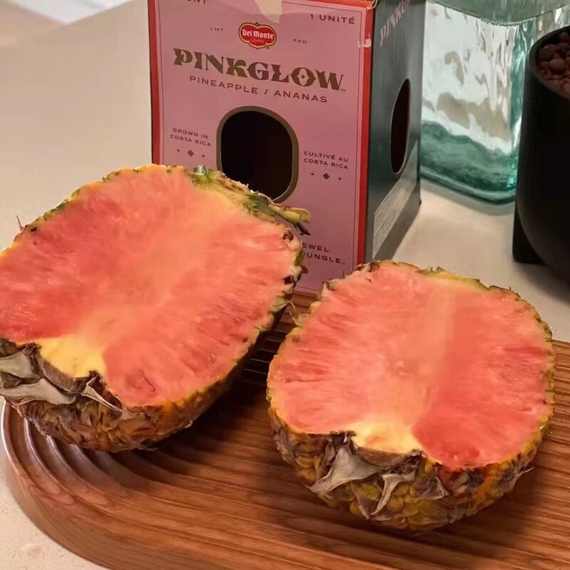 因味馋粉菠萝哥斯达黎加品种粉色菠萝凤梨新鲜水果礼盒1只装顺丰 1700