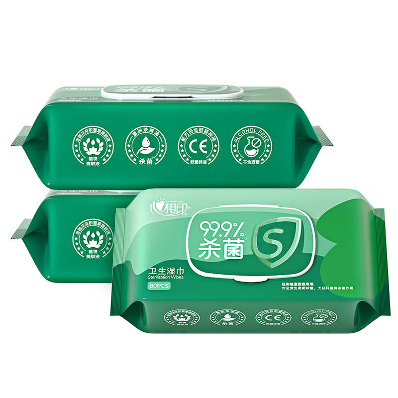 ����ӡ����ʪ��99.9%ɱ��ʪֽ��80Ƭ3�����ͥѧ�����ʪ��  80Ƭ*3��� 41.9Ԫ