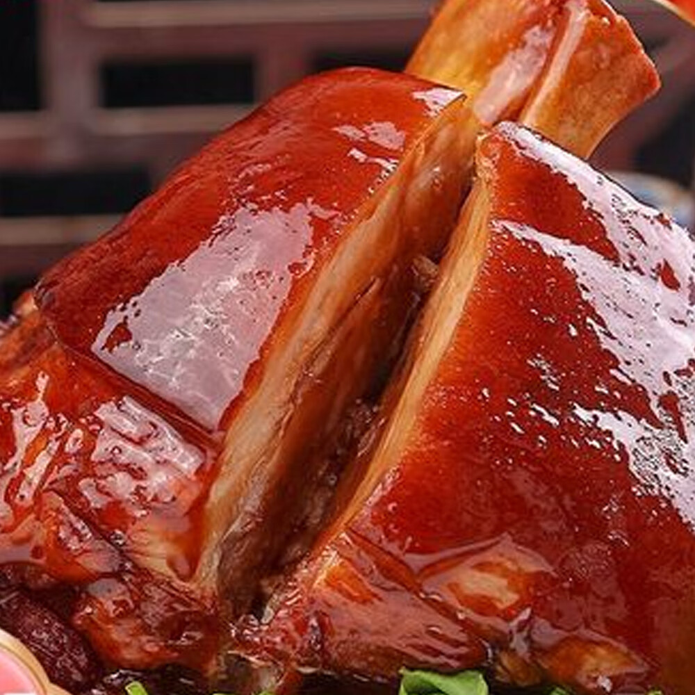 匠丫鲜生猪肉猪肘子600g/袋熟食开袋即食下酒菜卤肉猪蹄膀酒宴熟菜 潮卤猪肘 600g