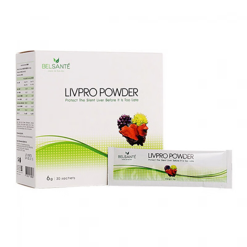 法国品质inovital健肝宝粉 6g*30包/盒  belsante 标准一盒装