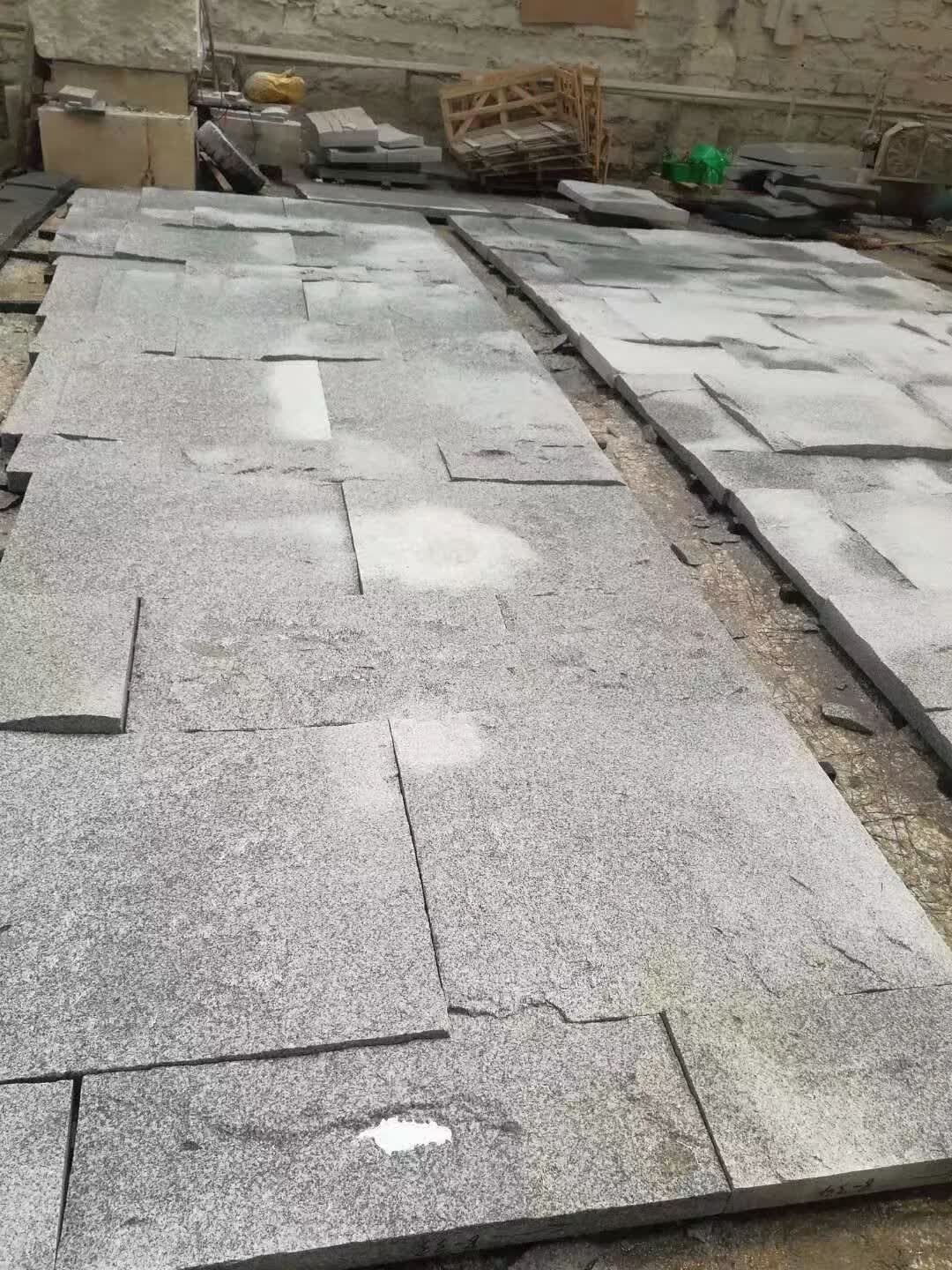 芝麻白自然面毛石 其它