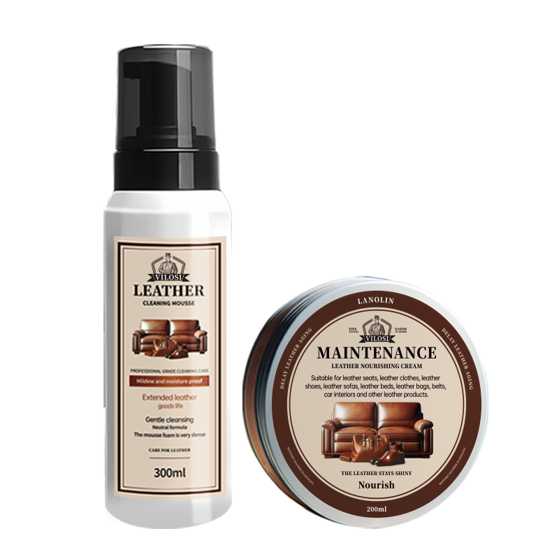 vilosi英国皮衣皮革清洁护理保养皮夹克皮沙发皮包真皮座椅保养油480ml