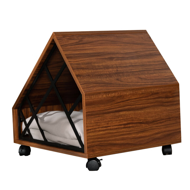 伦*猫窝猫房子半封闭式人猫共用柜四季通用夏季家用猫屋猫柜子宠物窝