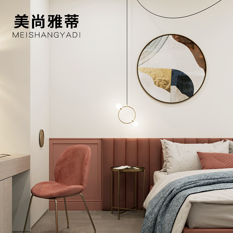 美尚雅蒂 (包安装)伦敦雾纯色壁布轻奢风加厚墙布无缝全屋客厅背景墙