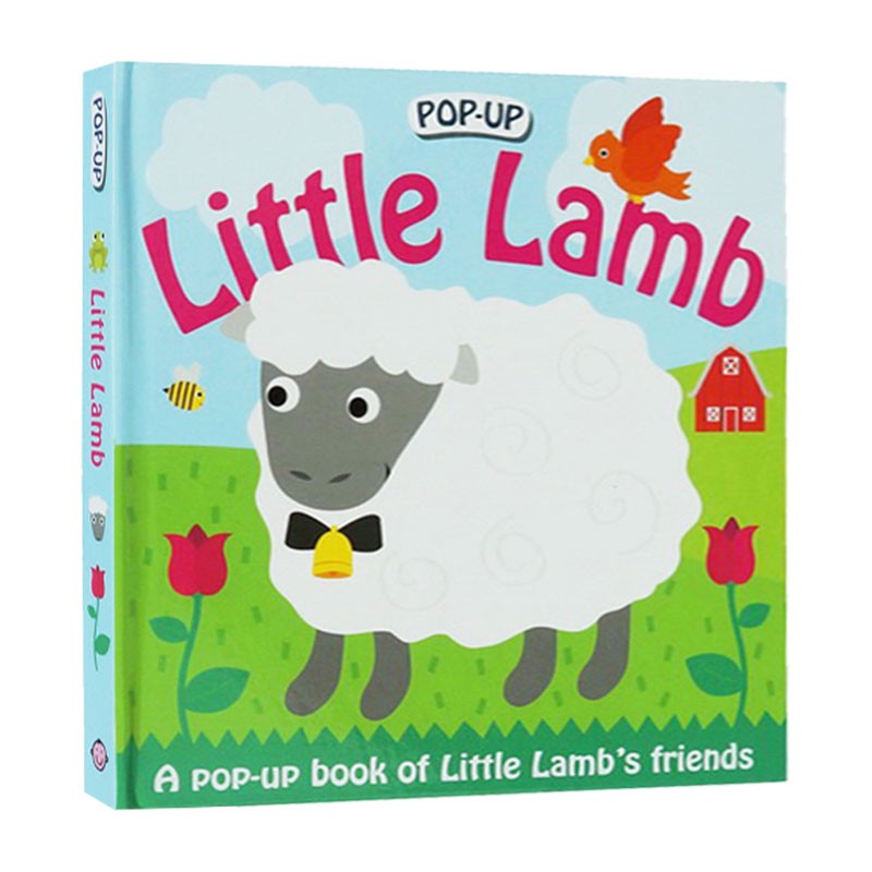 英文原版 立体书  pop-up little lamb 儿童启蒙认识绘本 图画书