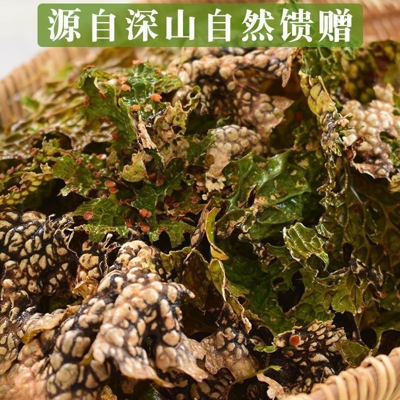 食芳溢云南大理野生树皮菜美味凉拌菜肴精选散装树蝴蝶土特产干货 100