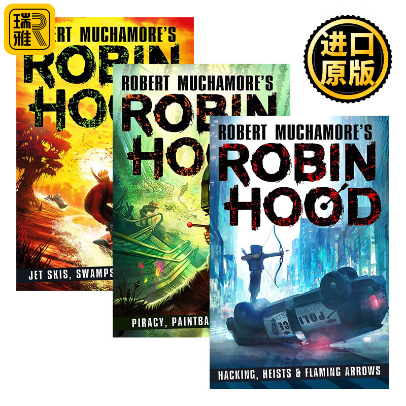 进口原版 robin hood 罗宾汉1-3册 英文原版