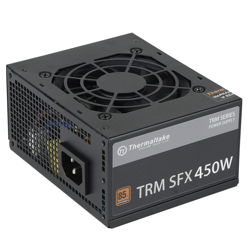 Tt（Thermaltake）额定450W TRM SFX 450 电脑电源（智能温控风扇/主动PFC/小尺寸/3年换新）