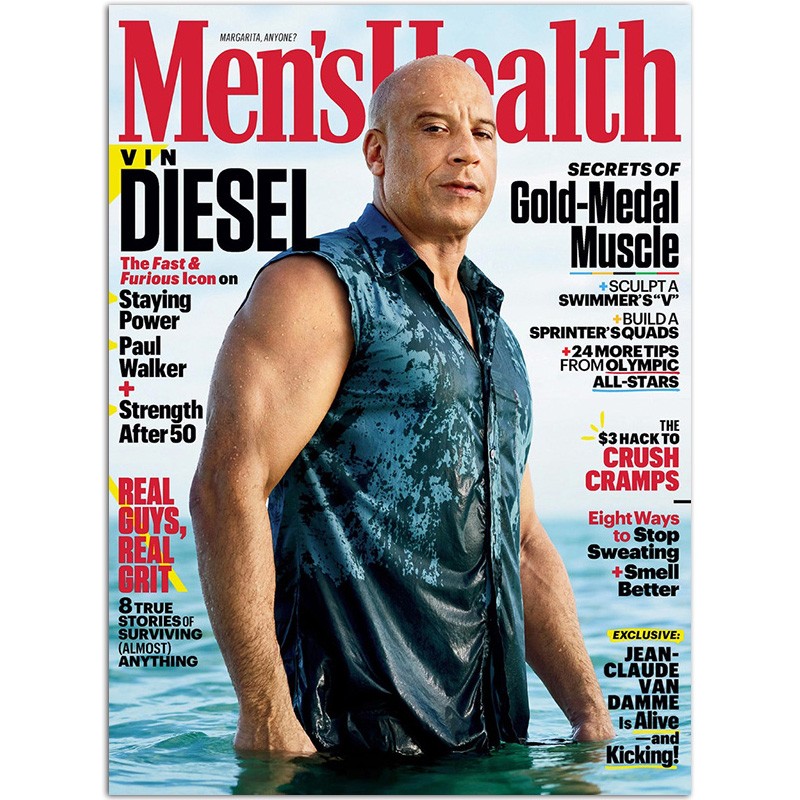 health 男士健康20/21/22年月刊美国健身健美体育运动杂志 2021年7/8