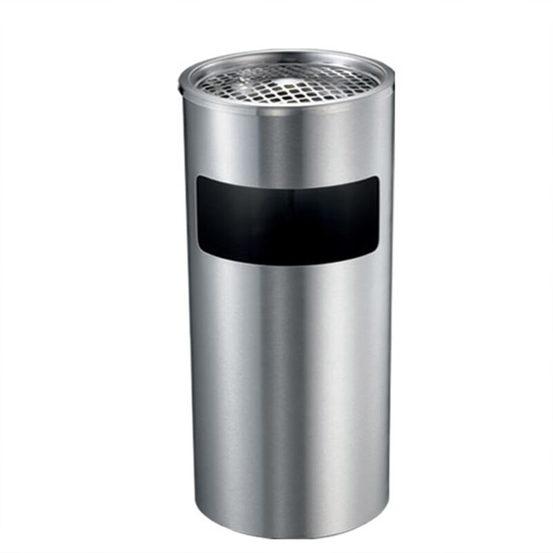 勋狸粑烟灰桶不锈钢吸烟垃圾桶酒店大堂户外烟灰缸一体分类商场公共