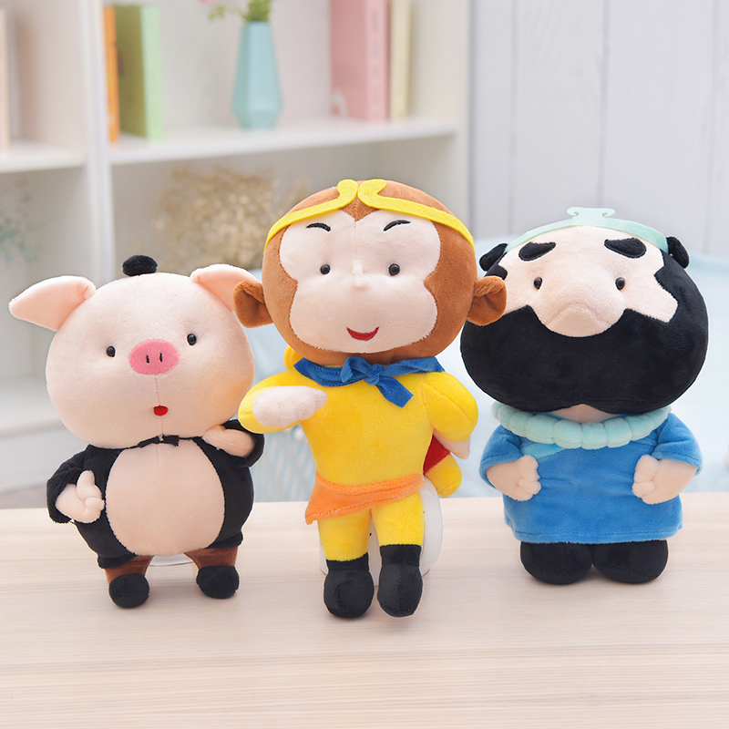 可爱西游记公仔毛绒玩具齐天大圣孙悟空超软玩偶唐僧猪八戒床上睡觉