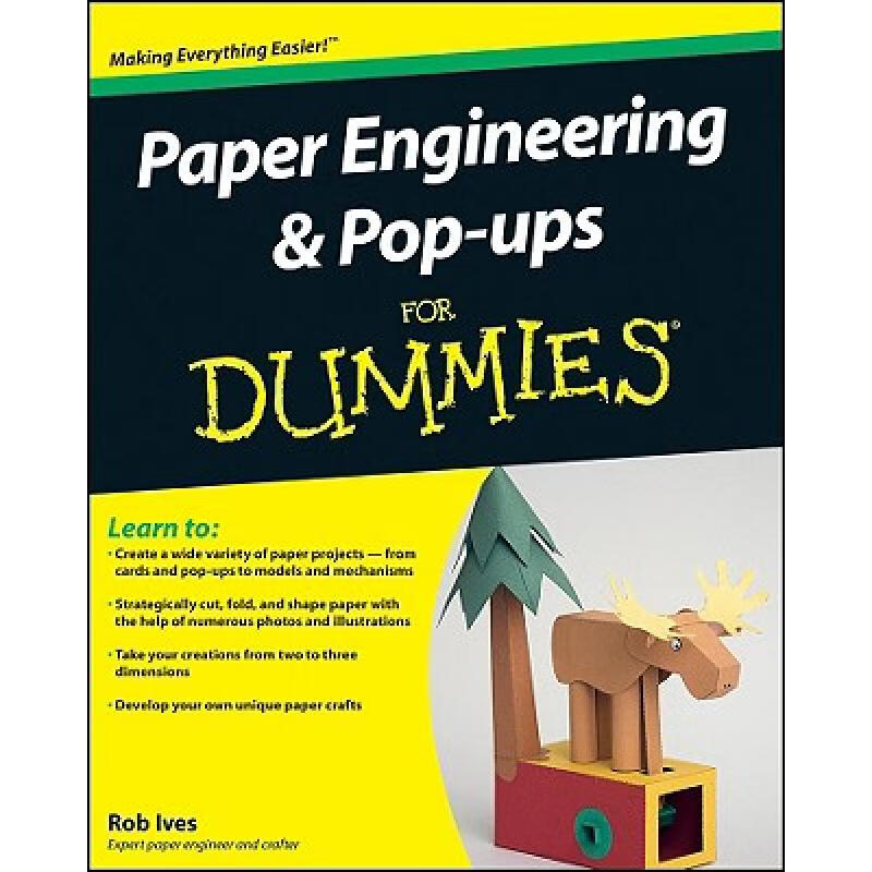 预订 Paper Engineering & Pop-Ups For Dummies [Wiley生活类]