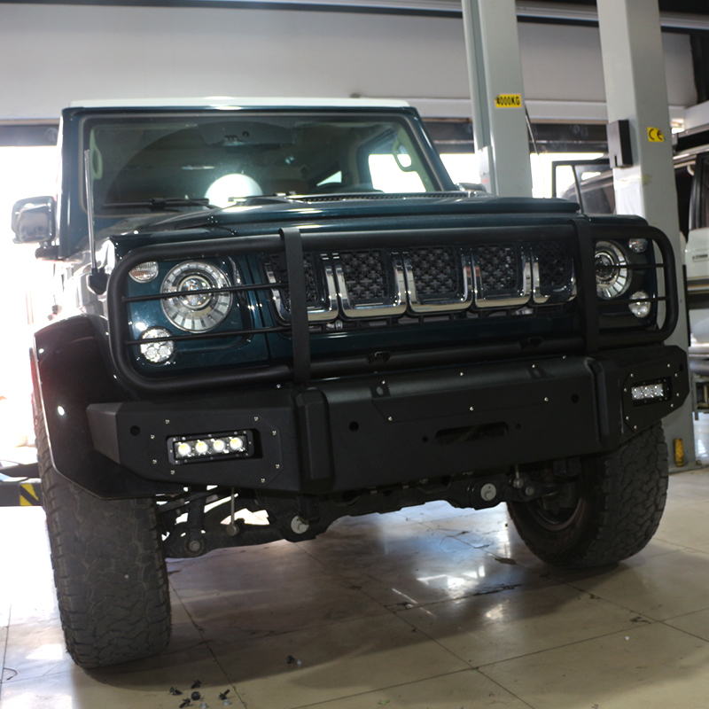 飞驰利源 北京汽车bj80锰钢前杠前保险杠防护杠防撞杠后杠前后保险杠