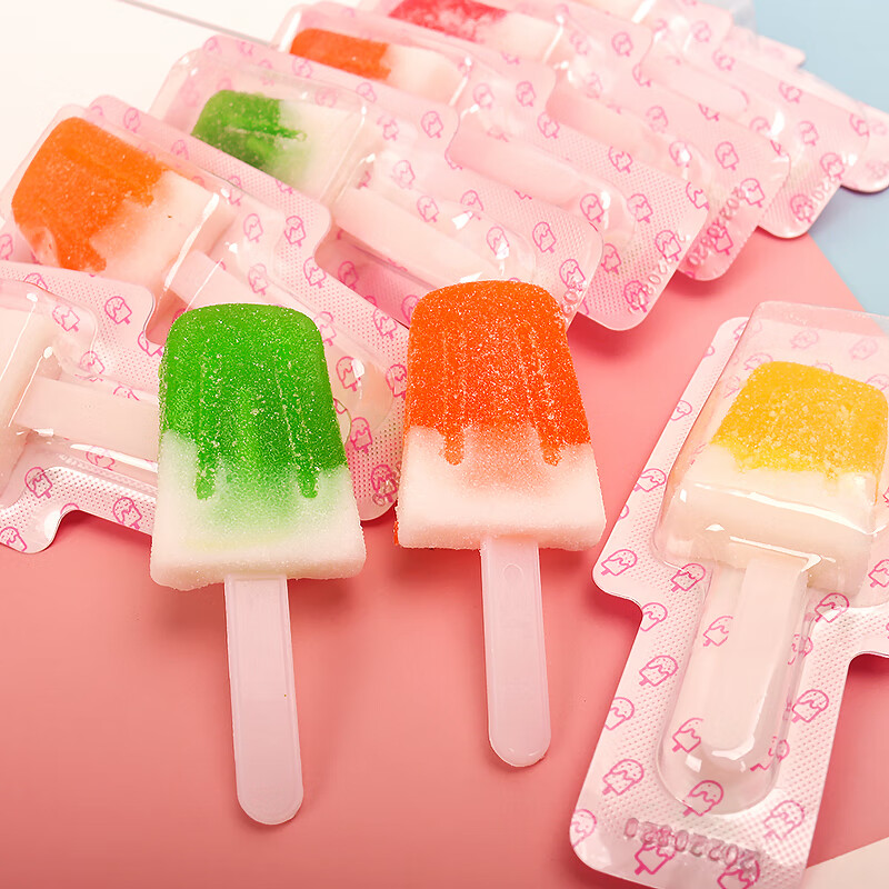 欧贤禾圣诞节小雪糕软糖棒棒糖独立密封包装糖果喜好小零食糖果食品