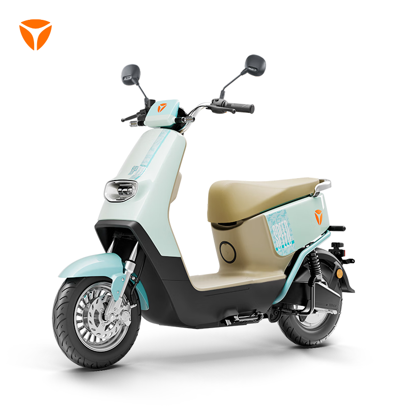 雅迪（yadea）电动轻便摩托车长续航60km铅酸电池60V20Ah G20-M踏板电瓶车长途通勤时尚男女电动车
