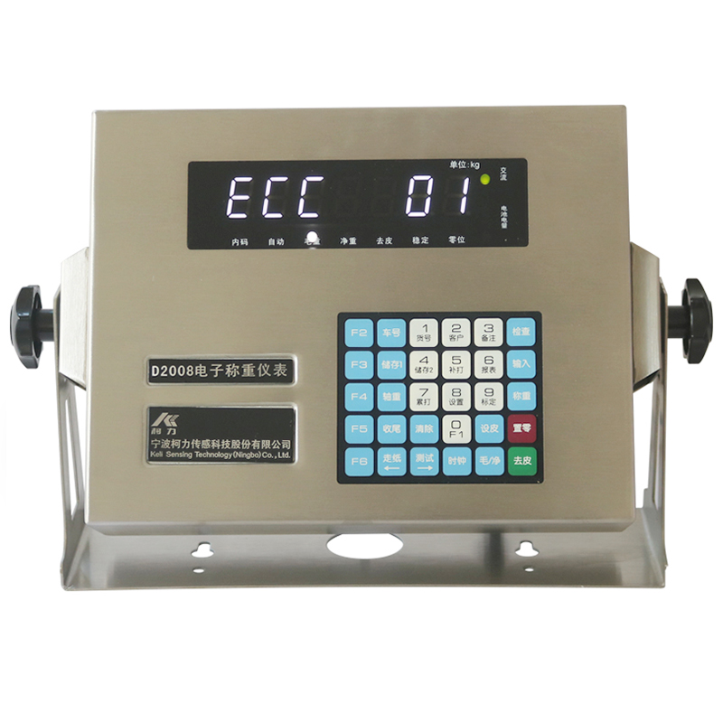 柯力d2008仪表控制地嗙专用汽车衡地磅称重数字显示器带打印 柯力d12