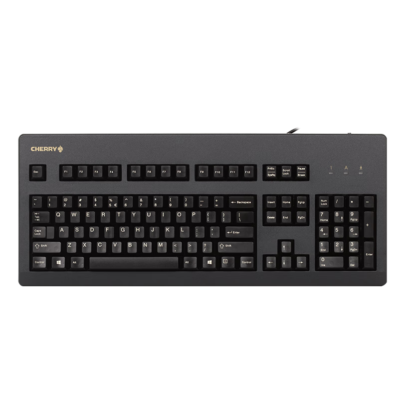 CHERRY ӣ��G80-3000/3494 ��е������Ϸ�칫�����޸ְ�ṹȫ�ߴ�ӣ�Ҹ��Ż�е���� ��ɫ ����