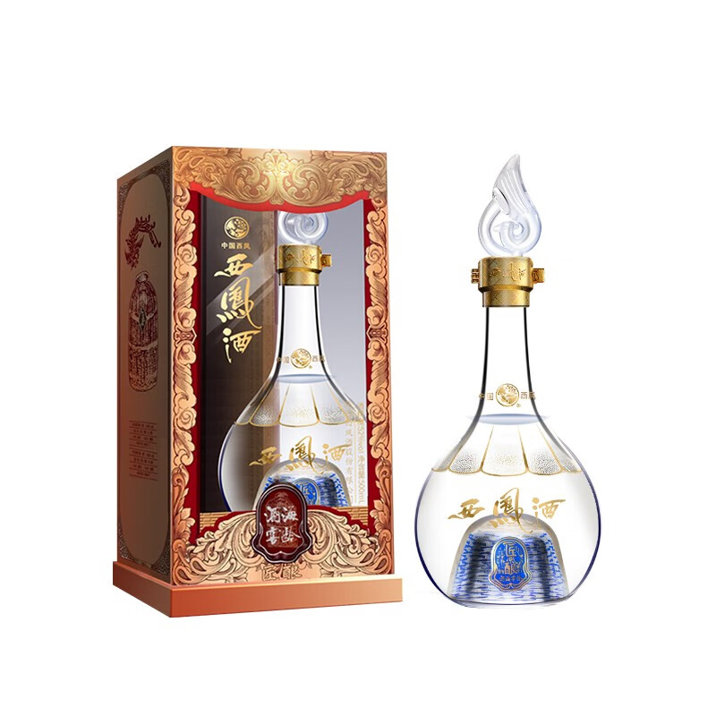 西凤酒匠酿52度凤香型白酒聚会自饮过节送礼口粮酒52度500mL 2瓶