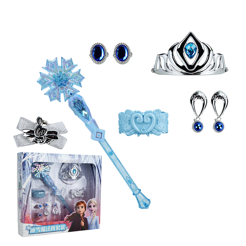冰雪奇缘周边|迪士尼百变魔法棒首饰套装价格趋势,销量及评测分析