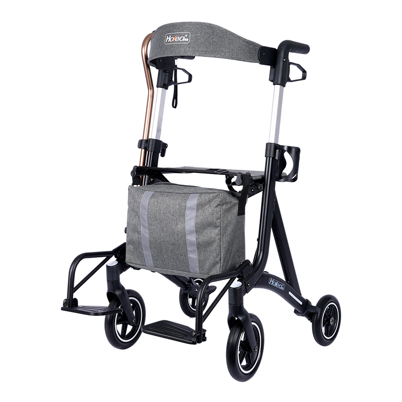 HOEA老人手推车-便携式轮椅，质量可靠易于携带